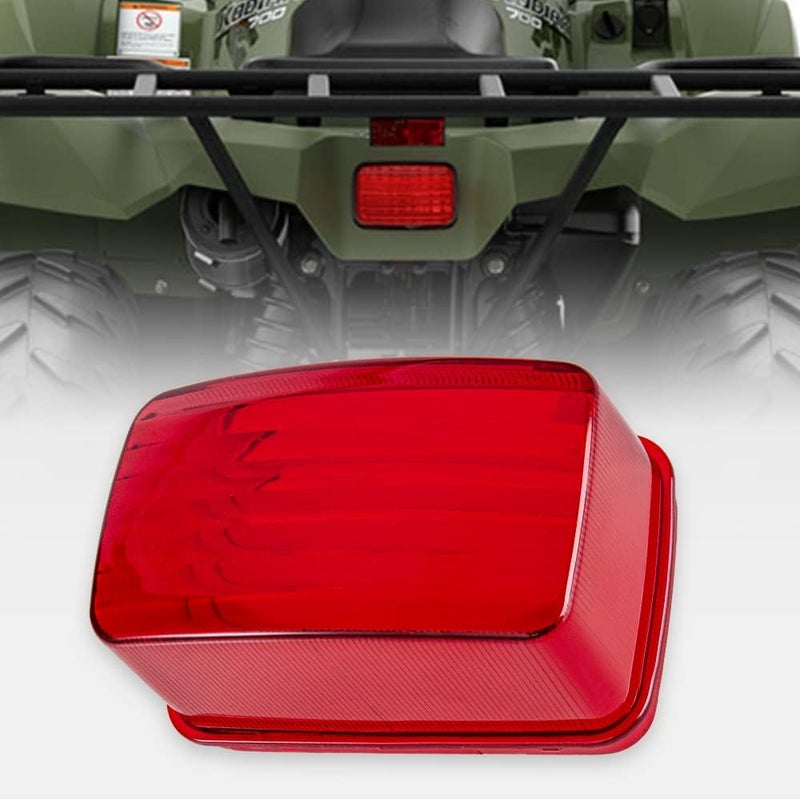 KICRY ATV Brake Tail Light Lens Taillight Brake Stop Lights Cover Compatible with Yamaha Grizzly Big Bear Bruin Kodiak Wolverine Rhino Viking Aftermarket 5KM-8472C-10-00 (Only Lens) - Image 1